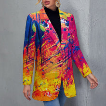 Load image into Gallery viewer, Ti Amo I love you - Exclusive Brand - Womens Suit Blazer Jacket
