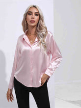 Load image into Gallery viewer, 9 Colors - Collared Neck Buttoned Long Sleeve Shirt
