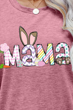 Load image into Gallery viewer, Easter MAMA Graphic Round Neck T-Shirt
