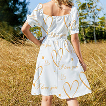 Load image into Gallery viewer, Ti Amo I love you - Exclusive Brand - Sweetheart Dress - Sizes 2XS-6XL
