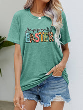 Load image into Gallery viewer, HAPPY EASTER Graphic Round Neck Tee Shirt
