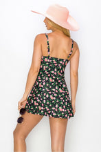 Load image into Gallery viewer, Womens Marina West Swim Full Size Clear Waters Swim Dress in Black Roses
