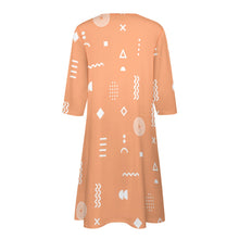 Load image into Gallery viewer, Ti Amo I love you - Exclusive Brand - 7-Point Long Sleeved Dress
