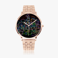 Load image into Gallery viewer, Ti Amo I love you - Exclusive Brand  - Characters - Unisex Designer Instafamous Steel Strap Quartz Watch
