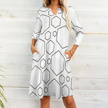 Load image into Gallery viewer, Ti Amo I love you - Exclusive Brand - 7-Point Long Sleeved Dress
