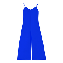 Load image into Gallery viewer, Ti Amo I love you - Exclusive Brand - Blue Blue Eyes - Women&#39;s Spaghetti Strap Jumpsuit -Sleeveless Romper - Sizes S-6XL
