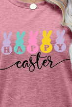 Load image into Gallery viewer, HAPPY EASTER Graphic Round Neck T-Shirt
