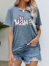 Load image into Gallery viewer, Easter MAMA Graphic Round Neck T-Shirt
