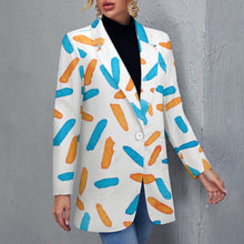 Load image into Gallery viewer, Ti Amo I love you - Exclusive Brand - Womens Suit Blazer Jacket - 2XS-2XL
