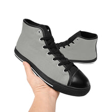 Load image into Gallery viewer, Ti Amo I love you - Exclusive Brand - Womens High Top Canvas Shoes with Black Soles
