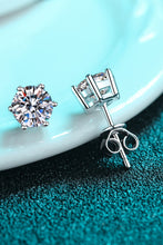 Load image into Gallery viewer, Womens Moissanite Stud Earrings
