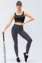 Load image into Gallery viewer, Wide Waistband Slim Fit Active Leggings - Sizes S-2XL - Ti Amo I love you
