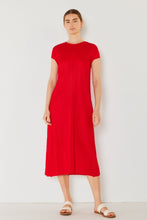 Load image into Gallery viewer, Marina West Swim Pleated Cap Sleeve A-Line Dress
