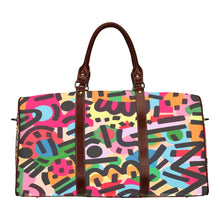 Load image into Gallery viewer, Ti Amo I love you- Exclusive Brand - 10 Styles - Travel Bag - Brown Handles
