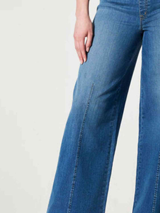 3 Colors - Wide Leg Long Jeans
