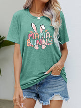 Load image into Gallery viewer, MAMA BUNNY Easter Graphic Short Sleeve Tee
