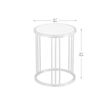 Load image into Gallery viewer, Sintered Stone Round Side/End Table with Golden Stainless Steel Frame
