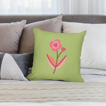 Load image into Gallery viewer, Ti Amo I love you - Exclusive Brand - 9 Colors - 7 Sizes - Flower Plush Pillow Case
