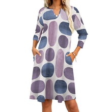 Load image into Gallery viewer, Ti Amo I love you - Exclusive Brand - 7-Point Long Sleeved Dress - Sizes S-5XL
