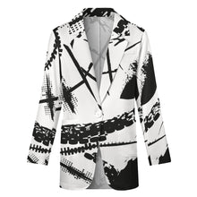 Load image into Gallery viewer, Ti Amo I love you - Exclusive Brand - Womens Suit Blazer Jacket - 2XS-2XL
