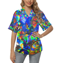 Load image into Gallery viewer, Ti Amo I love you - Exclusive Brand  - Women&#39;s Hawaiian Shirts - Sizes S-2XL
