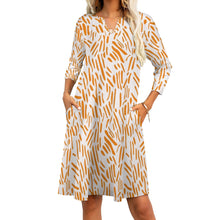 Load image into Gallery viewer, Ti Amo I love you - Exclusive Brand - 7-Point Long Sleeved Dress
