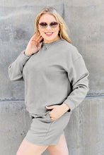 Load image into Gallery viewer, Double Take Full Size Texture Long Sleeve Top and Drawstring Shorts Set
