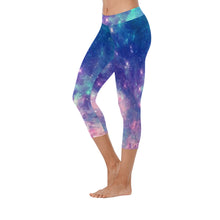 Load image into Gallery viewer, Ti Amo I love you - Exclusive Brand - San Marino Speckle - Low Rise Capri Leggings - Sizes XS-5XL
