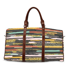 Load image into Gallery viewer, Ti Amo I love you - Exclusive Brand - 10 Styles - Travel Bag - Brown Handles
