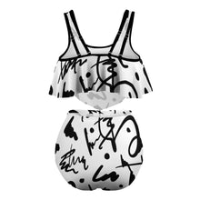 Load image into Gallery viewer, Ti Amo I love you Exclusive Brand  - Womens Plus Size 2pc Top+ Bottoms Swimsuit - Bathing Suits - Sizes XL-4XL
