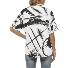 Load image into Gallery viewer, Ti Amo I love you - Exclusive Brand  - Women&#39;s Hawaiian Shirts - Sizes S-2XL
