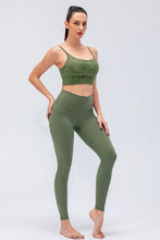 Load image into Gallery viewer, Wide Waistband Slim Fit Active Leggings - Sizes S-2XL - Ti Amo I love you
