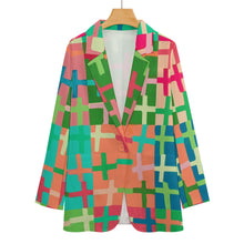 Load image into Gallery viewer, Ti Amo I love you - Exclusive Brand - Womens Suit Blazer Jacket - 2XS-2XL
