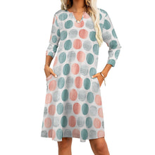 Load image into Gallery viewer, Ti Amo I love you - Exclusive Brand - 7-Point Long Sleeved Dress - Sizes S-5XL
