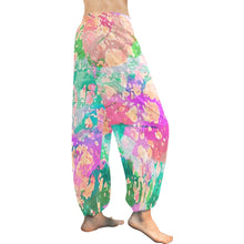 Load image into Gallery viewer, Ti Amo I love you  - Exclusive Brand  - Colorful Paint Splotches - Women&#39;s Harem Pants
