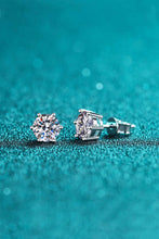 Load image into Gallery viewer, Womens Moissanite Stud Earrings
