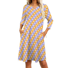 Load image into Gallery viewer, Ti Amo I love you - Exclusive Brand - 7-Point Long Sleeved Dress - Sizes S-2XL
