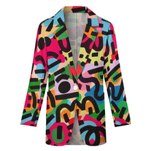 Load image into Gallery viewer, Ti Amo I love you - Exclusive Brand - Womens Suit Blazer Jacket - 2XS-2XL
