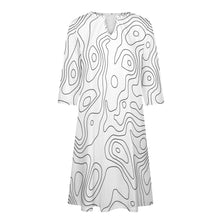 Load image into Gallery viewer, Ti Amo I love you - Exclusive Brand - 7-Point Long Sleeved Dress
