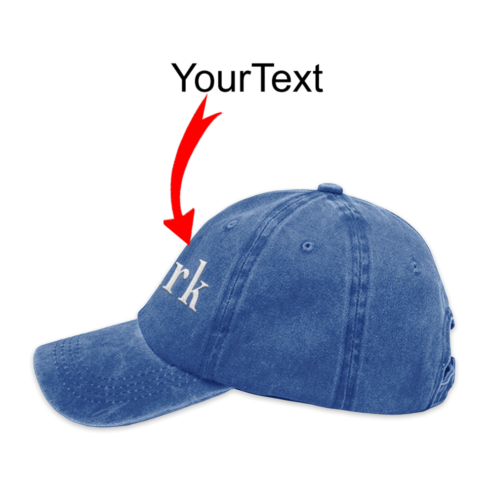 Ti Amo I love you - Exclusive Brand  - Custom Embroidery Hat Multicolor Unisex Adjustable Wash Cotton Baseball Cap