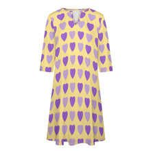 Load image into Gallery viewer, Ti Amo I love you - Exclusive Brand - 7-Point Long Sleeved Dress
