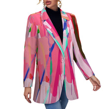 Load image into Gallery viewer, Ti Amo I love you - Exclusive Brand - Womens Suit Blazer Jacket - 2XS-2XL
