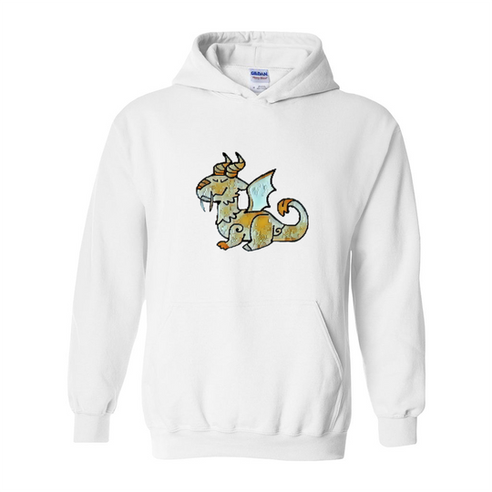 Ti Amo I love you - Exclusive Brand - Whimsical Dragon - 10 Colors - Unisex Heavy Blend Hooded Sweatshirt