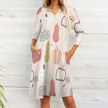 Load image into Gallery viewer, Ti Amo I love you - Exclusive Brand - 7-Point Long Sleeved Dress
