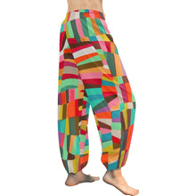 Load image into Gallery viewer, Ti Amo I love you  - Exclusive Brand  - Colorful Block Pattern - Women&#39;s Harem Pants
