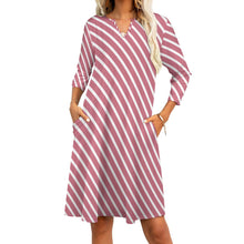 Load image into Gallery viewer, Ti Amo I love you - Exclusive Brand - 7-Point Long Sleeved Dress - Sizes S-5XL
