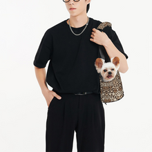 Load image into Gallery viewer, Ti Amo I love you - Exclusive Brand - Leopard Breathable Pet Tote Bag - Portable Foldable Pet Bag
