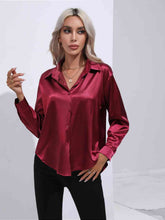 Load image into Gallery viewer, 9 Colors - Collared Neck Buttoned Long Sleeve Shirt
