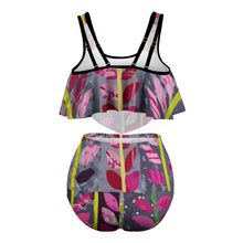 Load image into Gallery viewer, Ti Amo I love you Exclusive Brand  - Womens Plus Size 2pc Top+ Bottoms Swimsuit - Bathing Suits - Sizes XL-4XL
