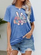 Load image into Gallery viewer, MAMA BUNNY Easter Graphic Short Sleeve Tee
